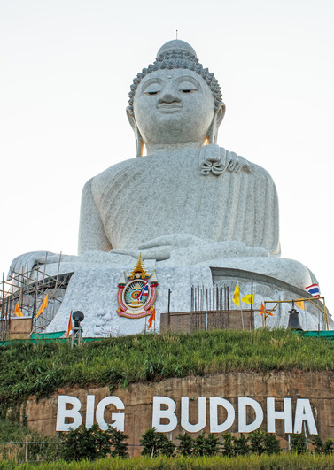 Den vita stora Buddha